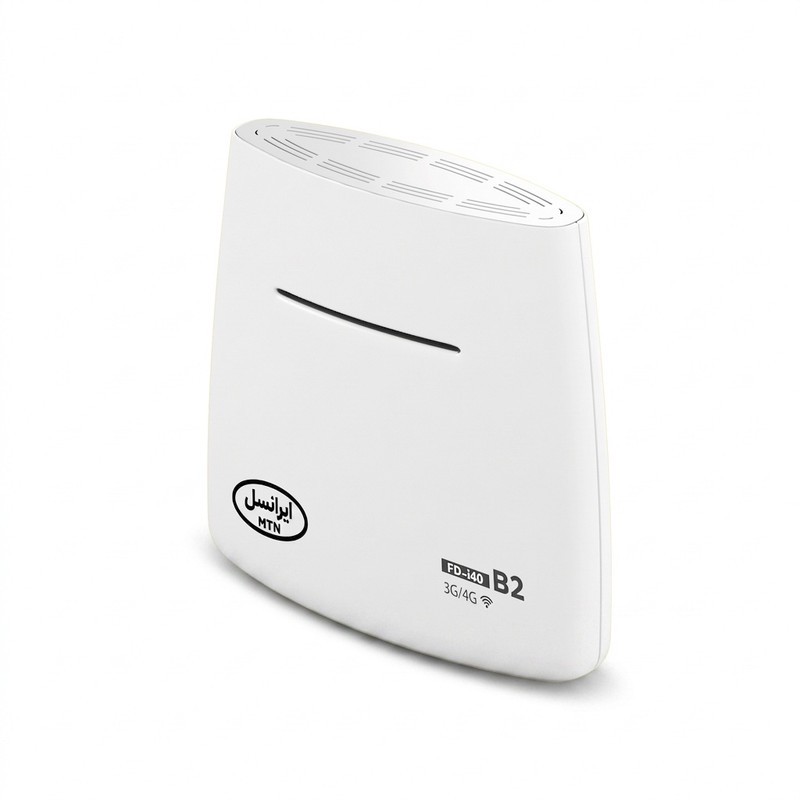 مودم همراه ایرانسل مدل FD-i40 B2 بی سیم 4G با پشتیبانی 32 کاربر، درگاه LAN، قابلیت استفاده خانگی و اداری، منبع انرژی ...