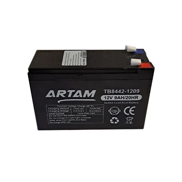 باتری UPS با ولتاژ 12 ولت و شدت جریان 9 آمپرساعت آرتام مدل TB8442-1209جدید