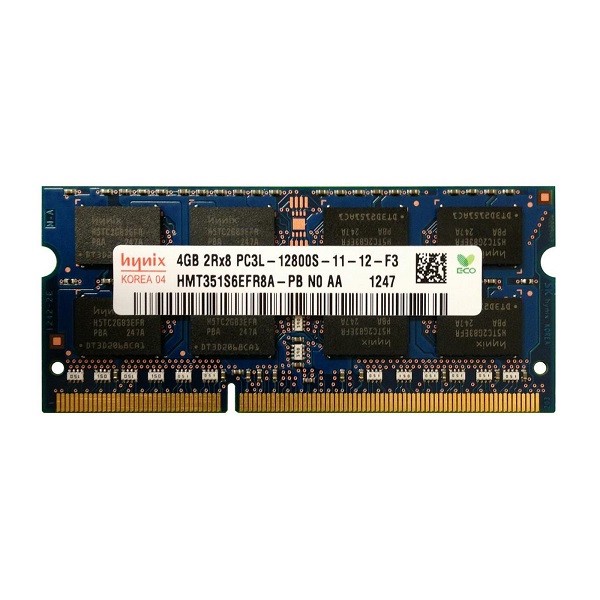 رم لپتاپ DDR3L تک کاناله 1600 مگاهرتز CL11 هاینیکس مدل PC3L-12800S ظرفیت 4 گیگابایتجدید