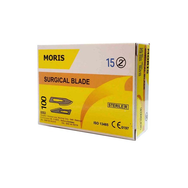 تیغ استریل موریس شماره 15 بسته 100 عددیجدید