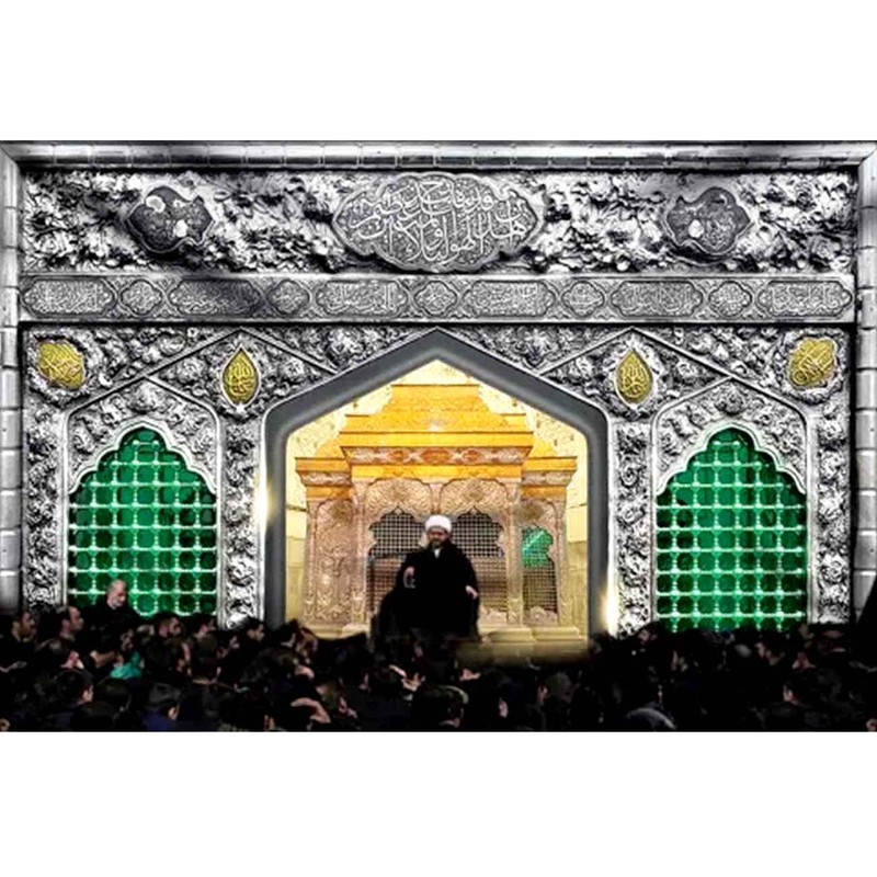 پرچم طرح شهادت مدل ضریح کد 2495Dجدید