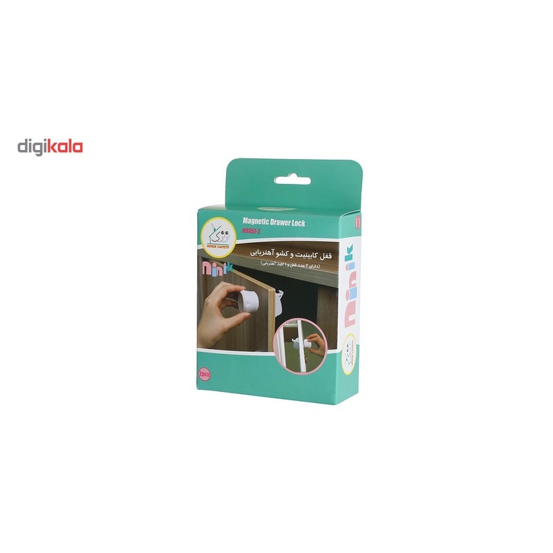 قفل کشو و کابینت آهنربایی نی نی ک مدل N9357-2 بسته 2 عددیجدید