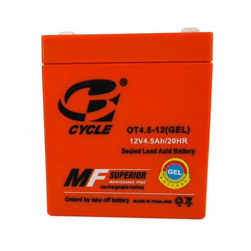 باتری یو پی اس با ولتاژ 12 ولت با شدت جریان 4.5 آمپر سایکل مدل MO12-4.5 12V 4.5Ahجدید