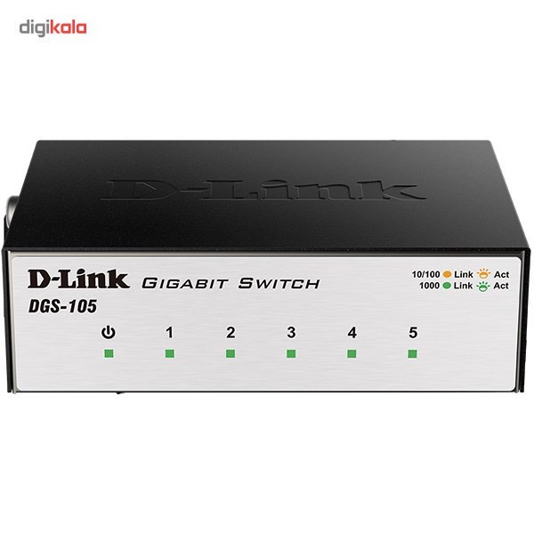 سوییچ 5 پورت گیگابیت و دسکتاپ دی-لینک مدل DGS-105جدید