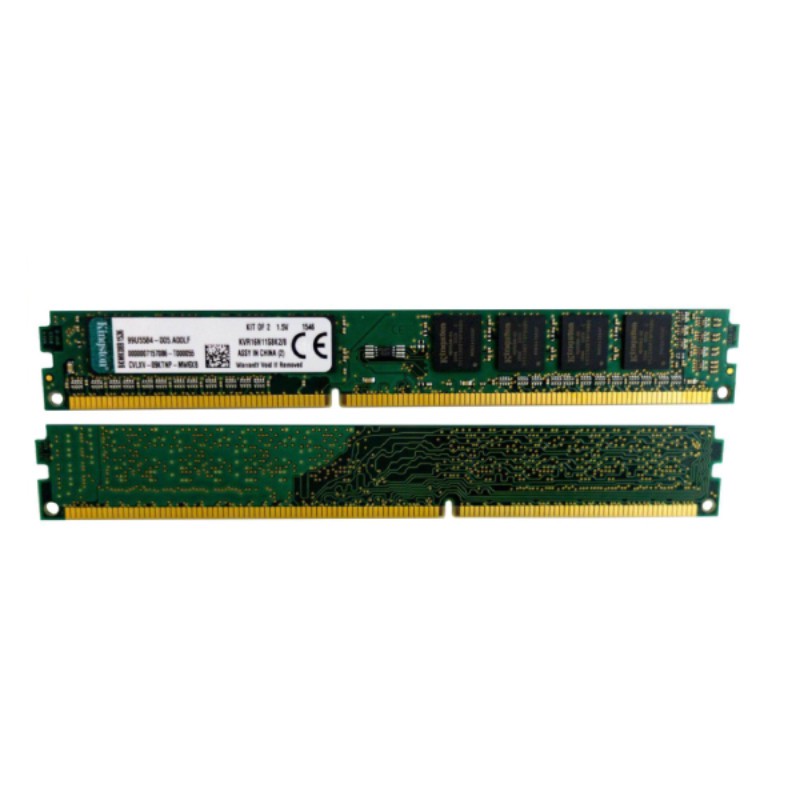رم دسکتاپ کینگستون مدل KVR1600D3N9 8G ظرفیت 8 گیگابایت DDR3 تک کاناله 1600 مگاهرتز نوع DIMM و تایمینگ CL11جدید