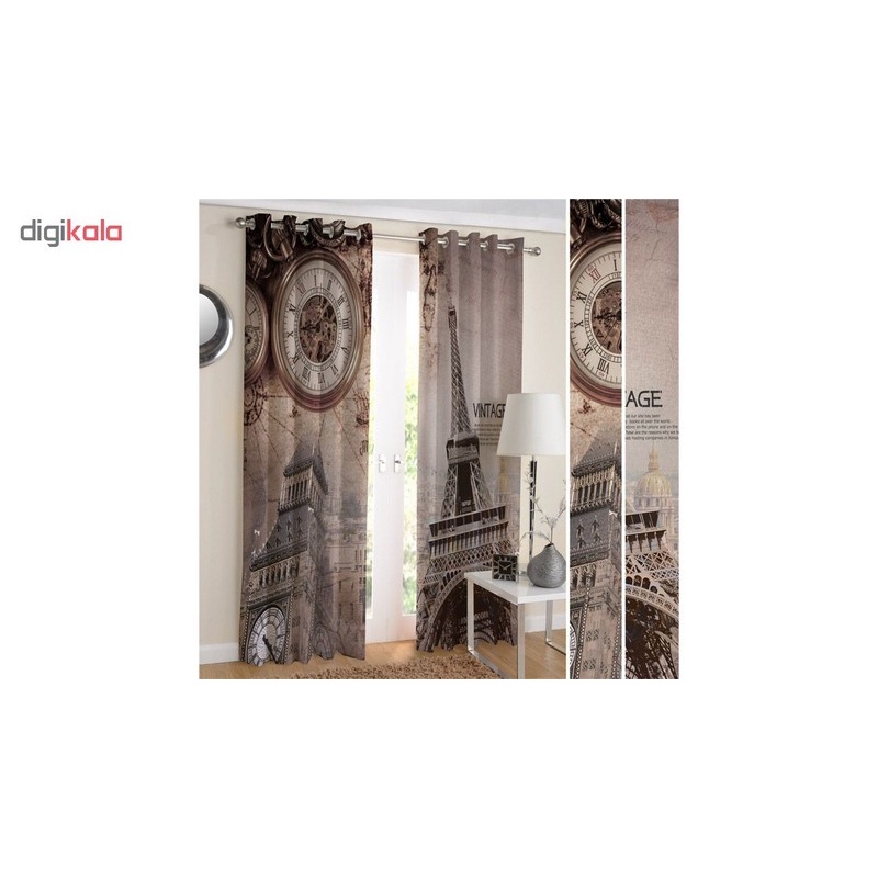 پرده مدل SA-829 سایز 290x140 سانتی مترجدید