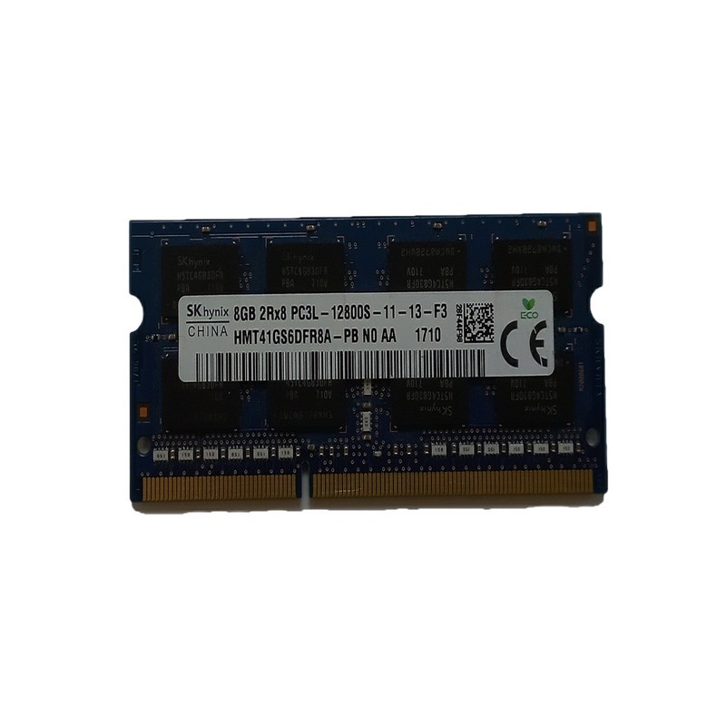 رم لپ تاپ DDR3L دو کاناله 1600 مگاهرتز cl11 اس کی هاینیکس مدل 12800ظرفیت 8 گیگابایت