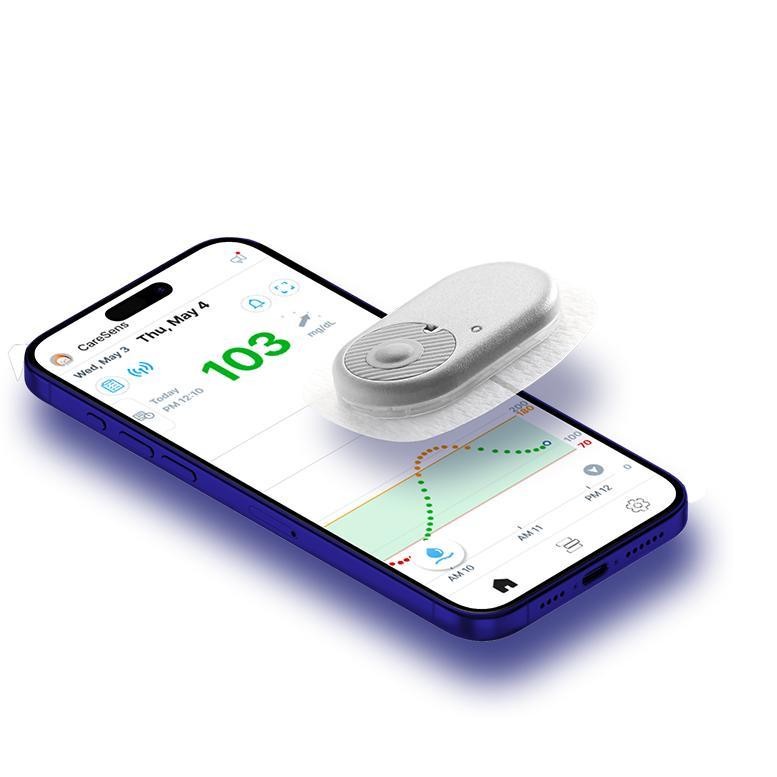 سنسور پایش مداوم اندازه گیری قند خون مدل caresens Airجدید
