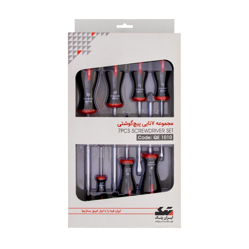 پیچ گوشتی ایران پتک مدل QE 1010 بسته 7 عددیجدید