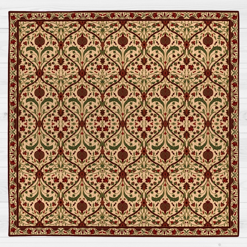 رومیزی طرح انار یلدا کد 953