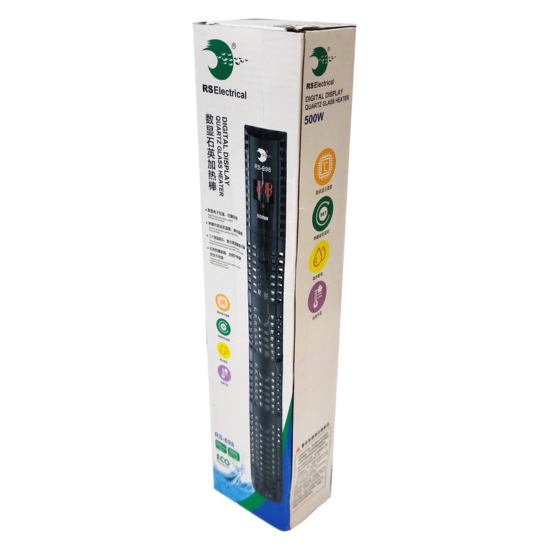 بخاری آکواریوم آر اس الکتریکال مدل RS-698 توان 500 واتجدید