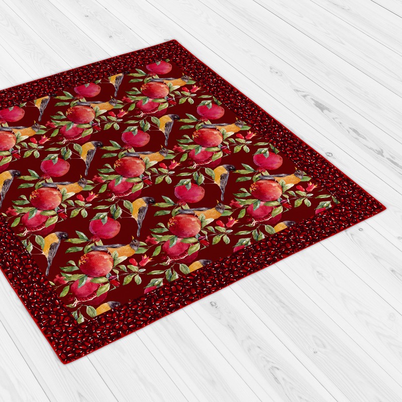 رومیزی طرح انار شب یلدا کد 956