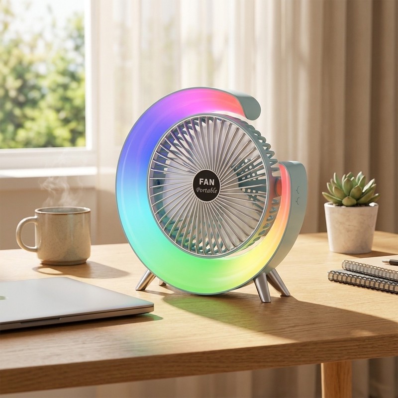 پنکه شارژی مدل Desktop Fanجدید
