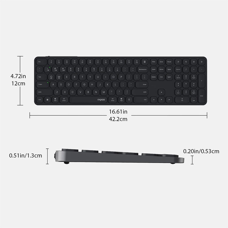 کیبورد رپو مدل E9550L Wirelessجدید