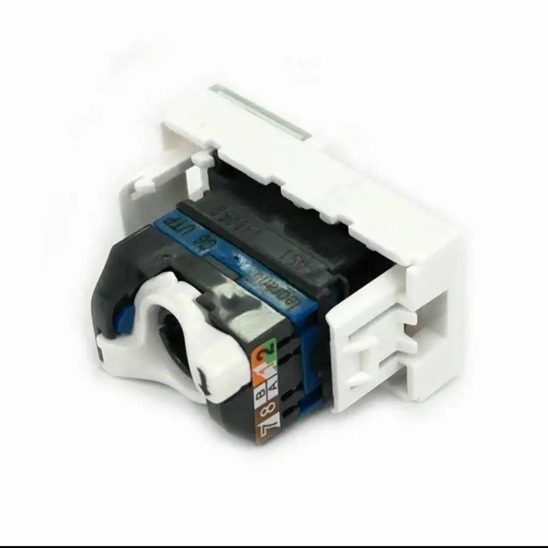 کیستون شبکه Cat6 لگرند مدل باریک بسته 10 عددی