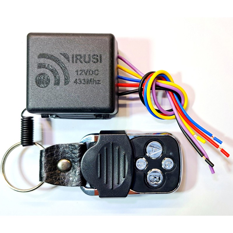 کیت ریموت کنترل رله ایروسی مدل 12V 433MHZجدید
