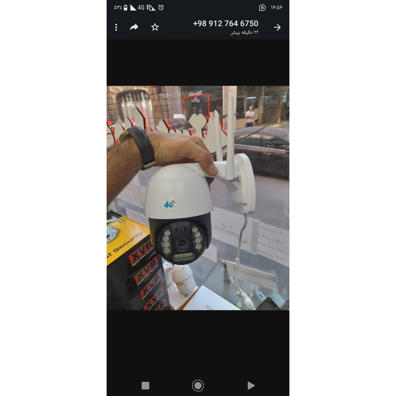 دوربین چرخشی سیم کارتی داری صدای 2طرفه 4G P20