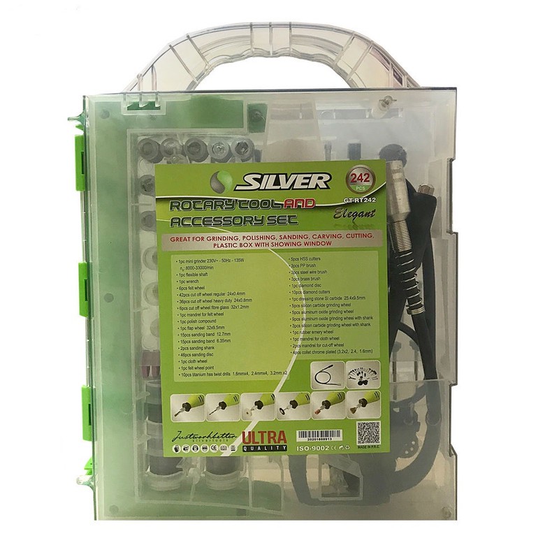 مجموعه 242 عددی فرز انگشتی سیلور مدل GT-RT242
