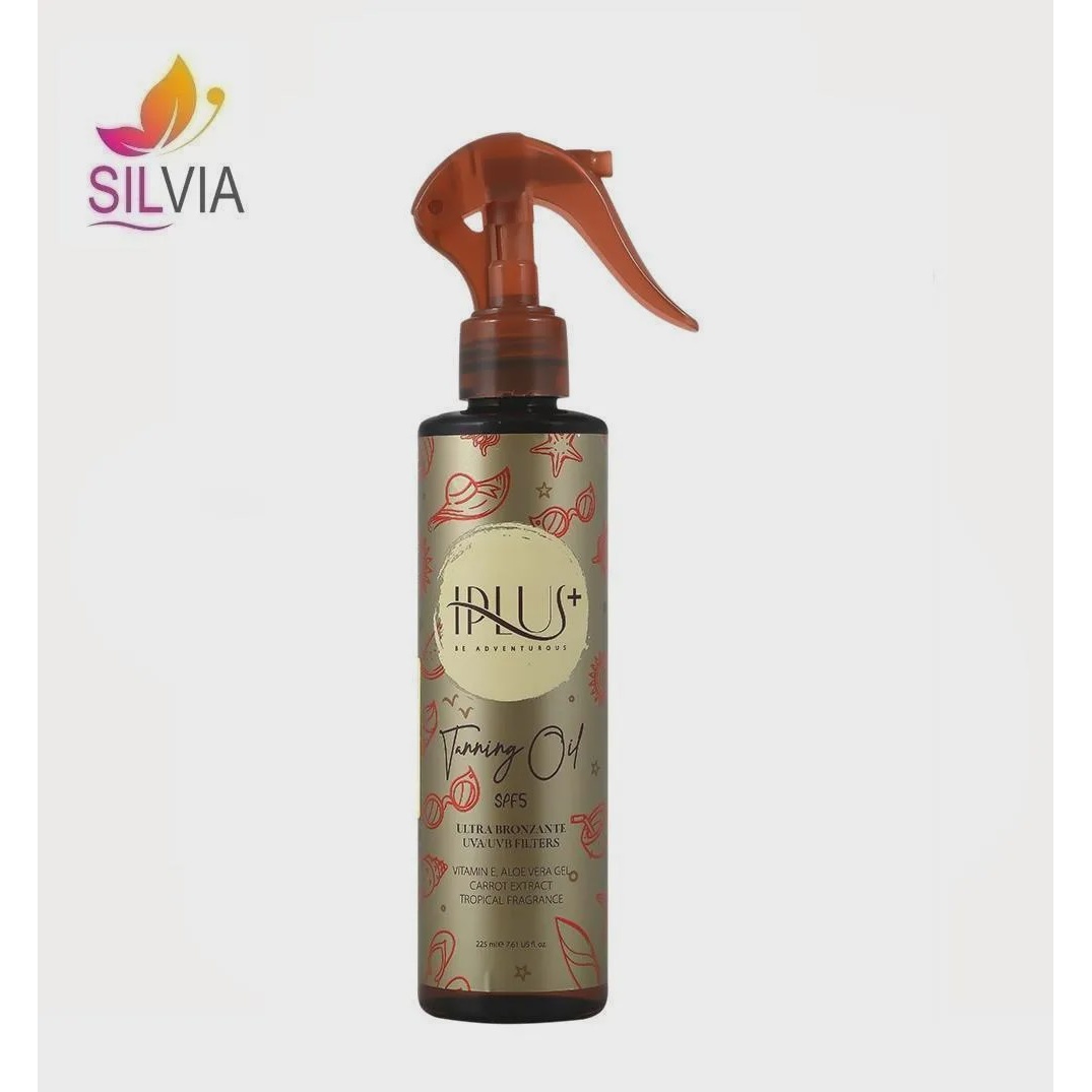 روغن آفتاب برنزه کننده پوست با SPF5 آی پلاس 225 میل