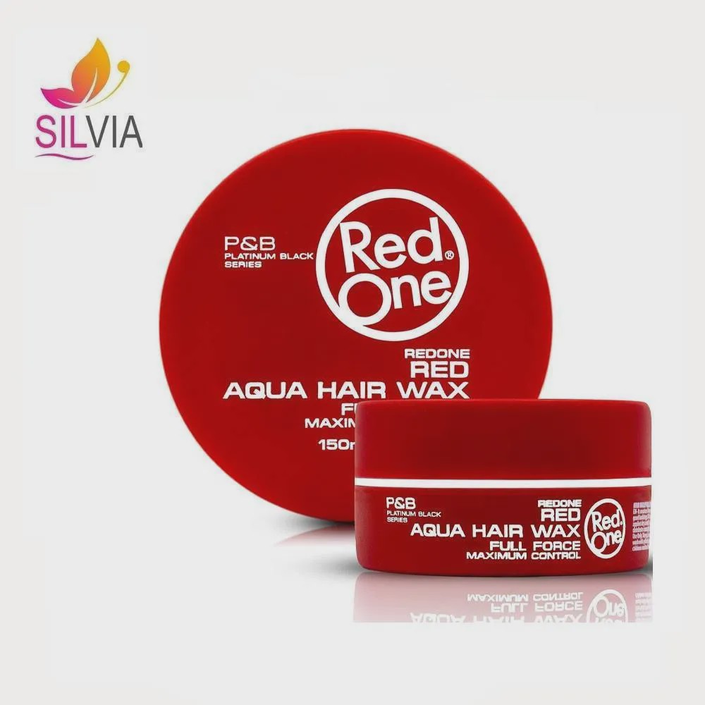 واکس مو فوق قوی با پایه آب ردوان سری Aqua مدل RED (قرمز) با رایحه توت فرنگی حجم 150 میل