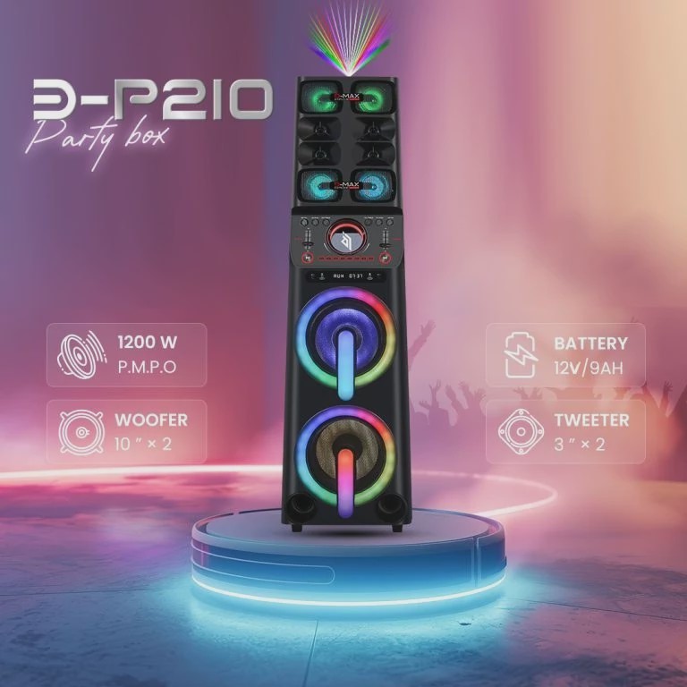 اسپیکر اکسپلود مدل D-P210 توان 120 واتجدید