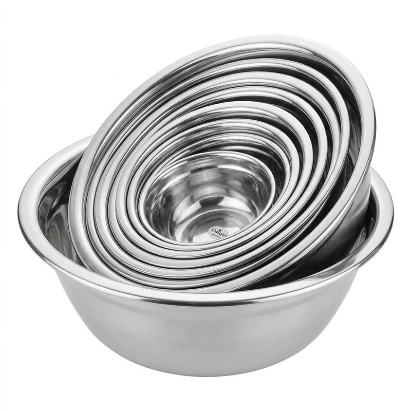 لگن آشپزخانه مدل استیل مجموعه 11 عددی