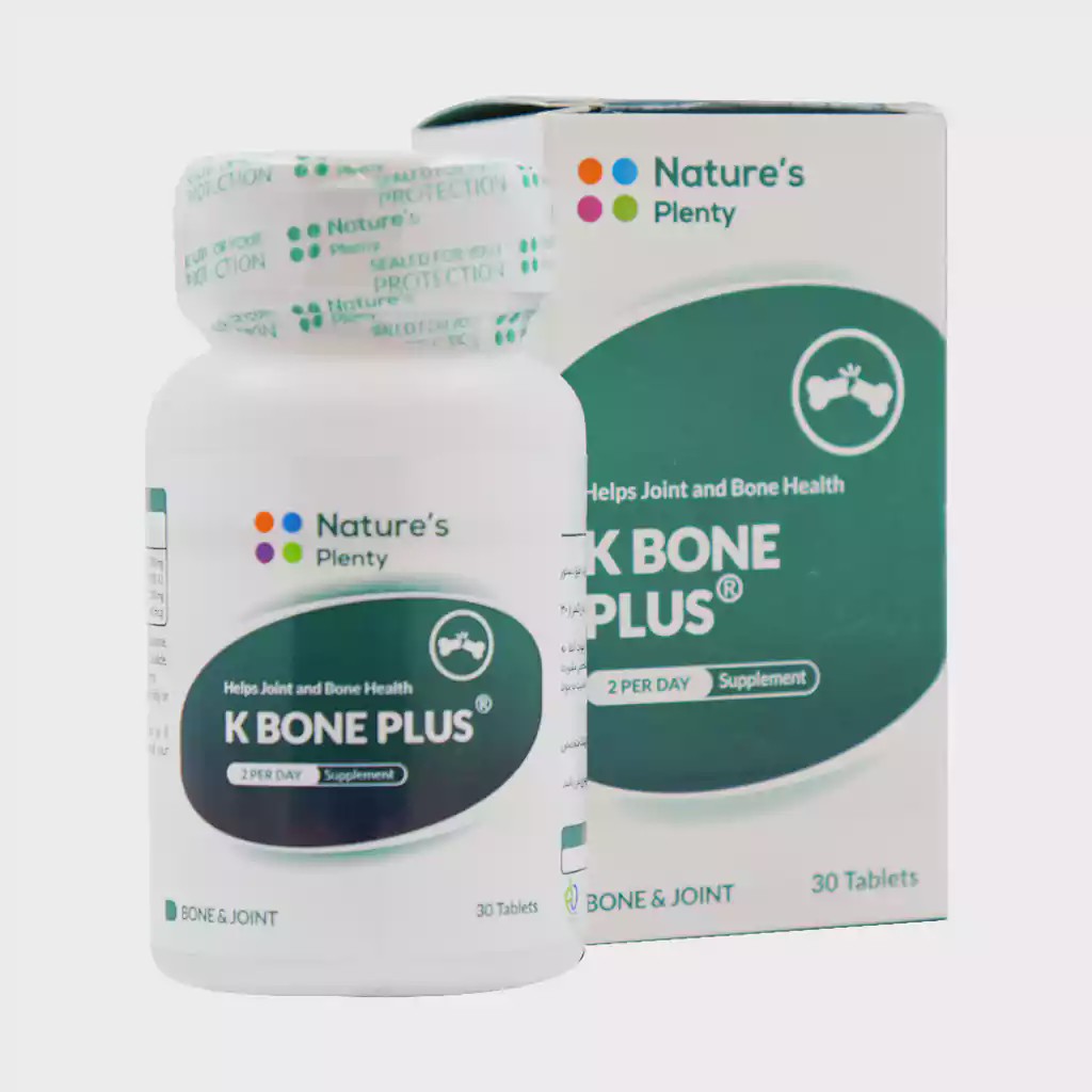 قرص کی بون پلاس نیچرز پلنتی 30 عدد Natures Plenty K Bone Plus 30 Tabletsجدید