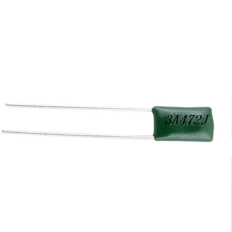 خازن پلی استر 4.7 نانو فاراد مدل 472-100 بسته 20 عددی ارسال پستی پس کرایه