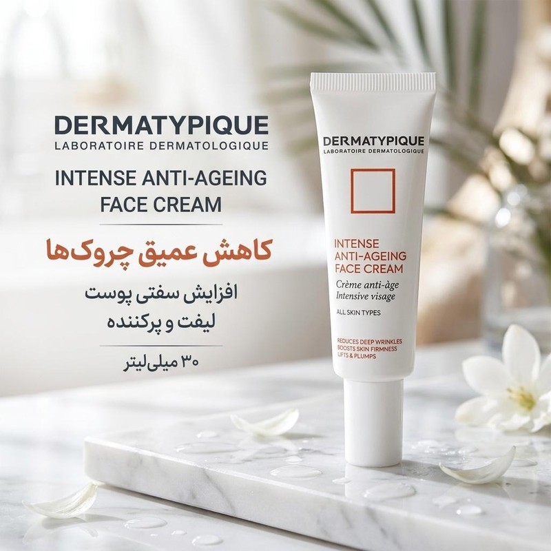 کرم ضد چروک درماتیپیک مدل intensive visage حجم 30 میلی لیترجدید