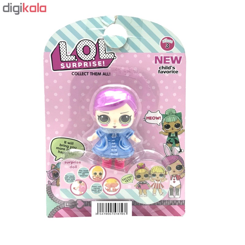 فیگور ال او ال سوپرایز طرح Pinky Hair کد 403جدید