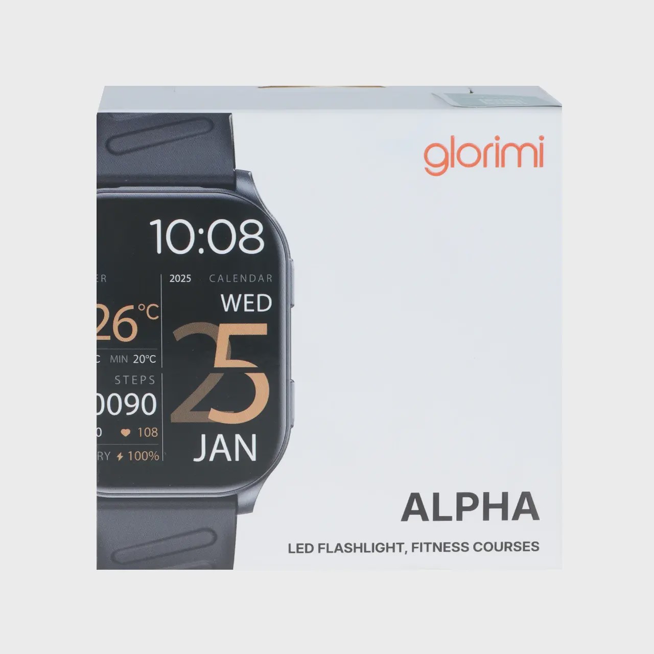 ساعت هوشمند Glorimi مدل Alpha - مشکی (گارانتی 18 ماهه شرکتی) آوانور - پس کرایهجدید