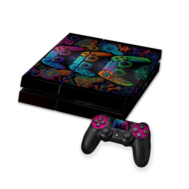 برچسب کنسول بازی پلی استیشن 4 FAT کایمون مدل GAME کد p4f049 اکسان استیکر