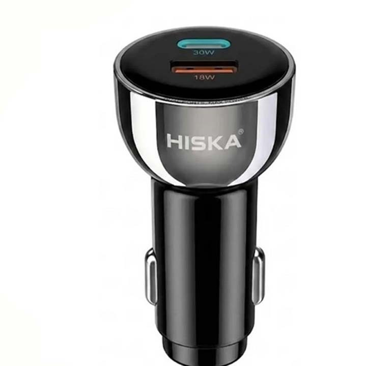 شارژر فندکی 48 وات فست شارژ هیسکا( Hiska) مدل HCC-307
