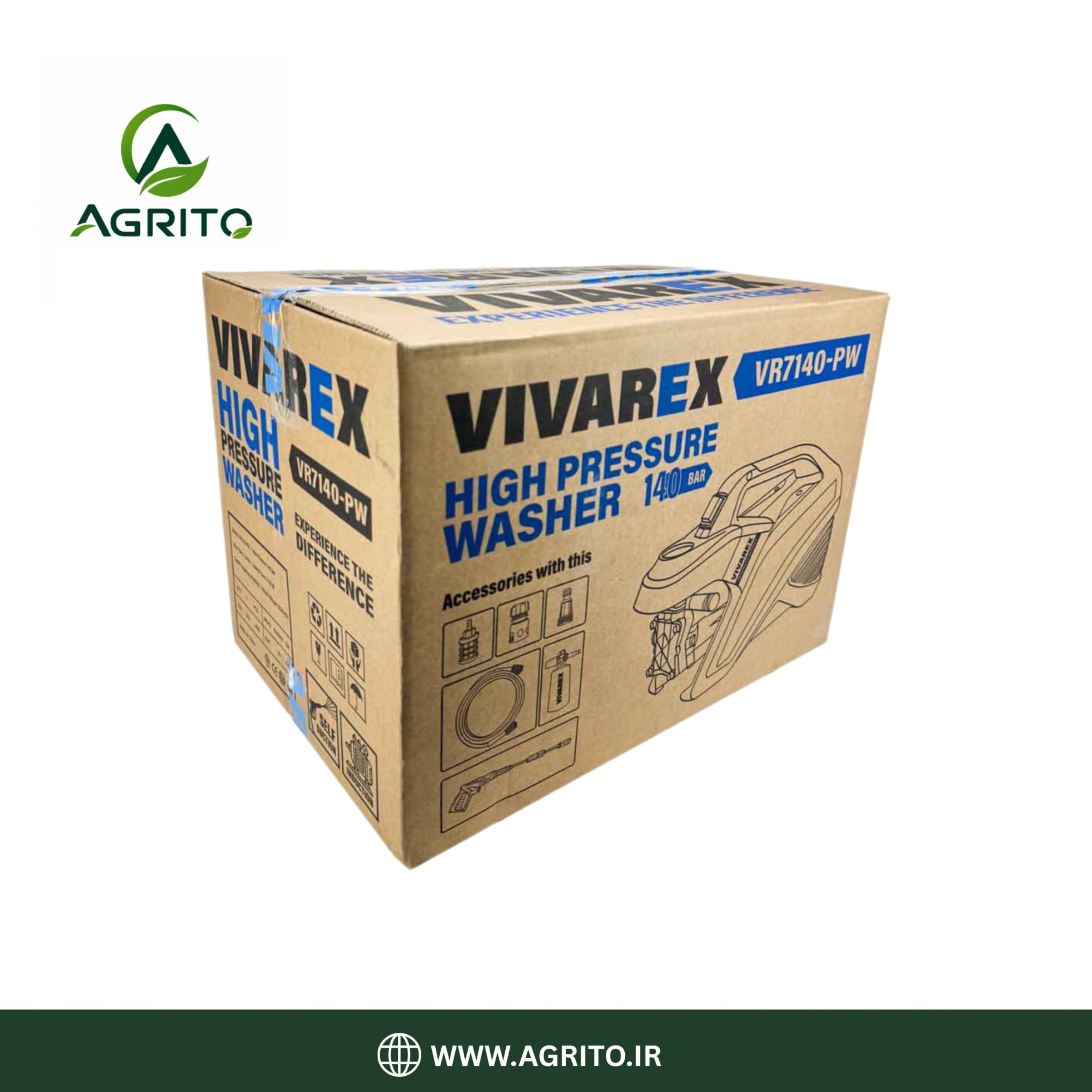 کارواش ویوارکس 140 بار مدل VR7140-PW
