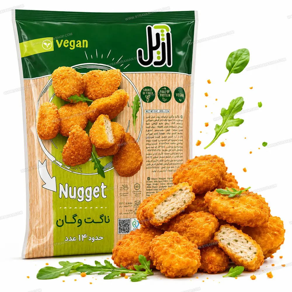 ناگت رژیمی گیاهی 300 گرمی آژیل
