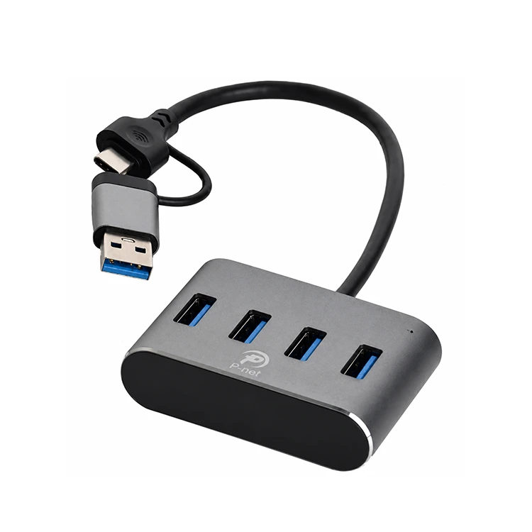 هاب 4 پورت TYPE-C+USB3 پی نت مدل P-3623جدید