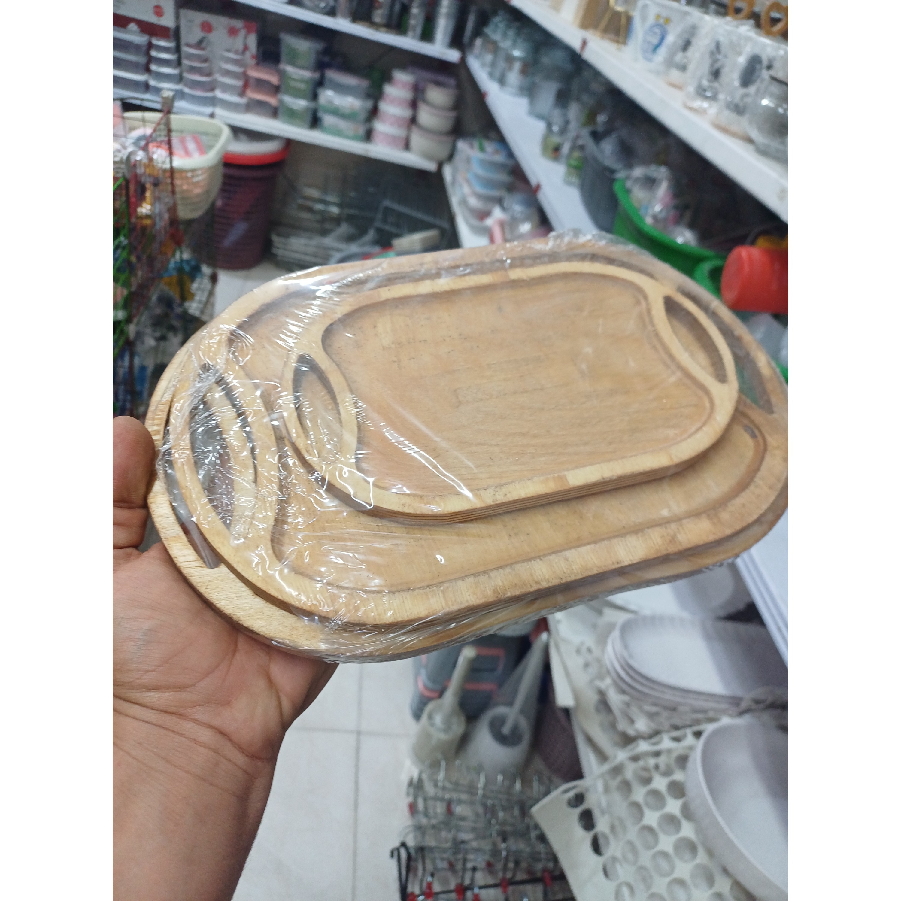 سینی 3تیکه چوبی