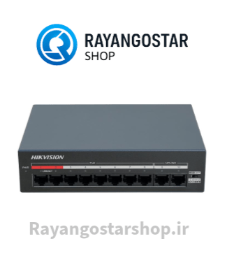 سوئیچ شبکه PoE هایکویژن مدل DS-XS10-P