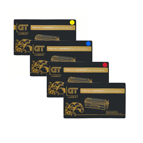 کارتریج تونر لیزری و رنگی اچ پی مدل 125A - برند ایرانی گلدن ترنج (GT | جی تی) - ست کامل