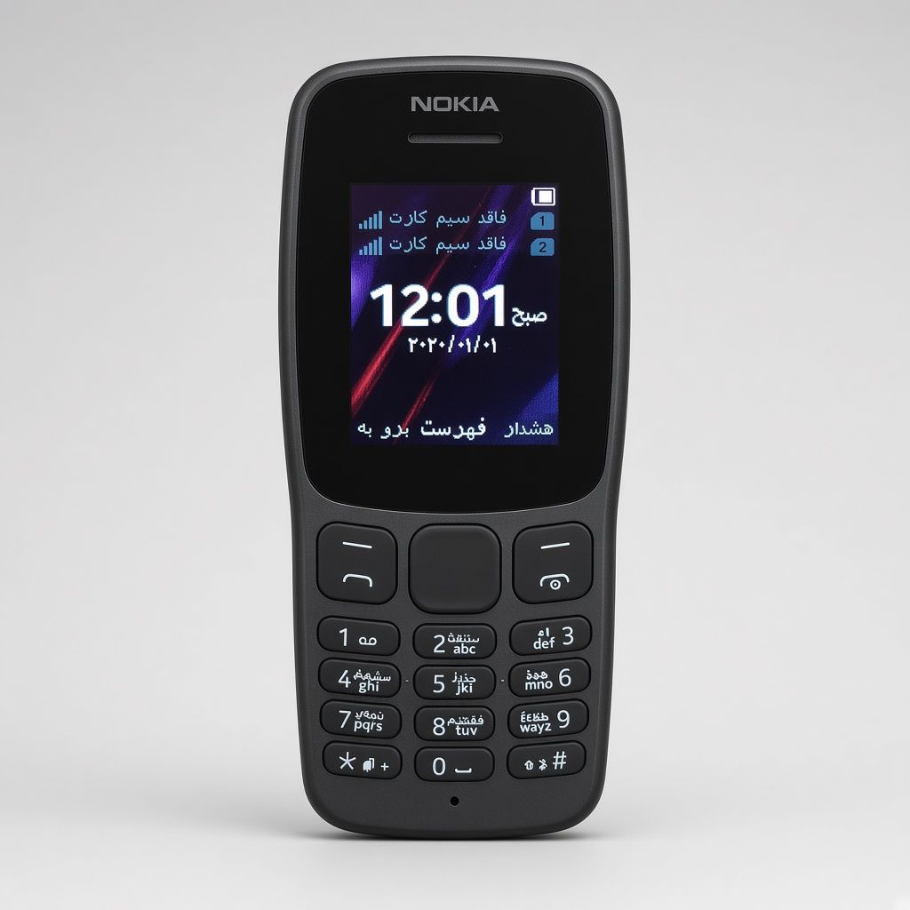 گوشی ساده نوکیا مدل Nokia 106 TA-1114 دوسیم کارت- اصل (رجیستر شده با کد) (7روز مهلت تست کالا)جدید