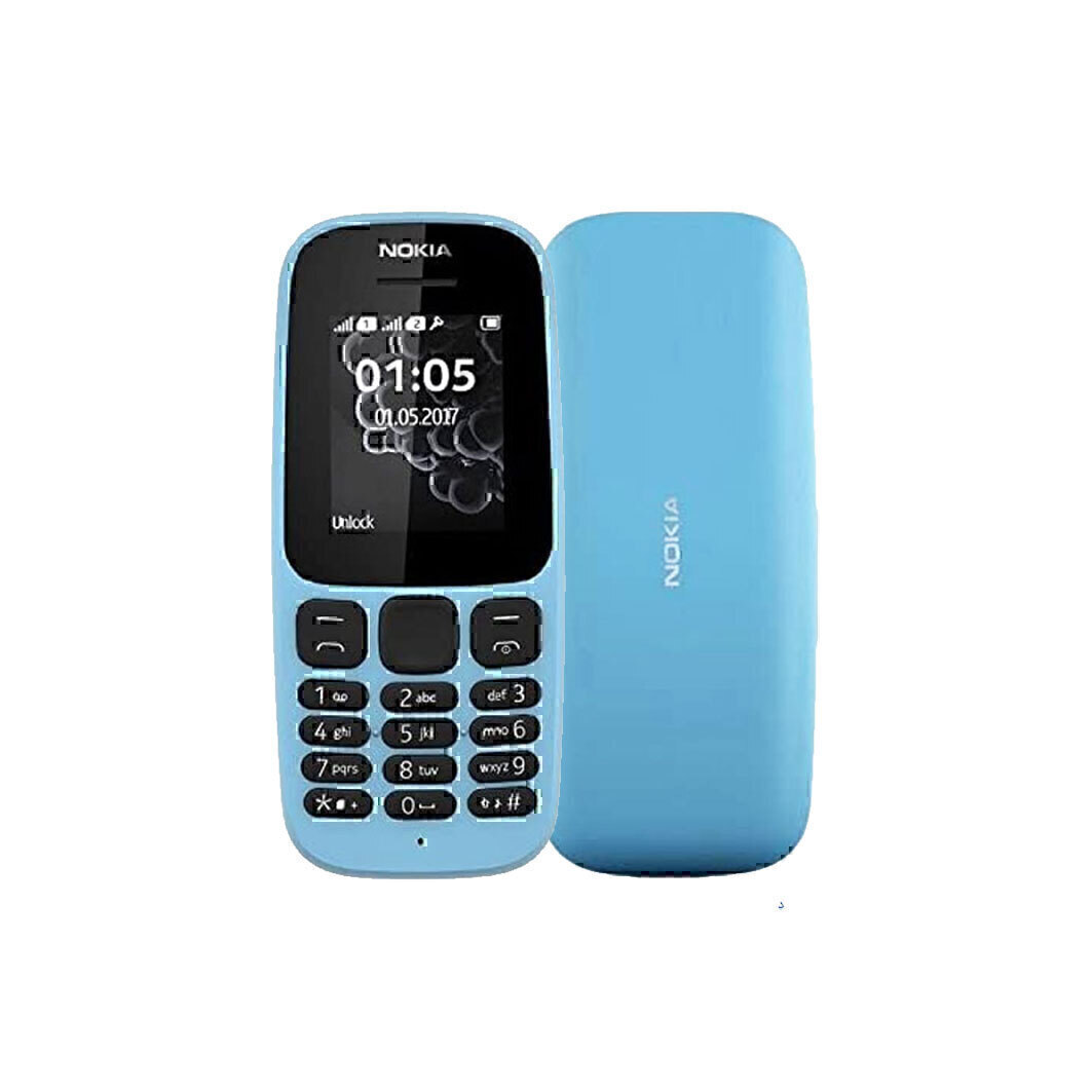 گوشی ساده نوکیا مدل Nokia 105 (2017) TA-1034 DS (دو سیم کارت کد فعالسازی رجیستری ) (گارانتی سلامت7روزه)جدید