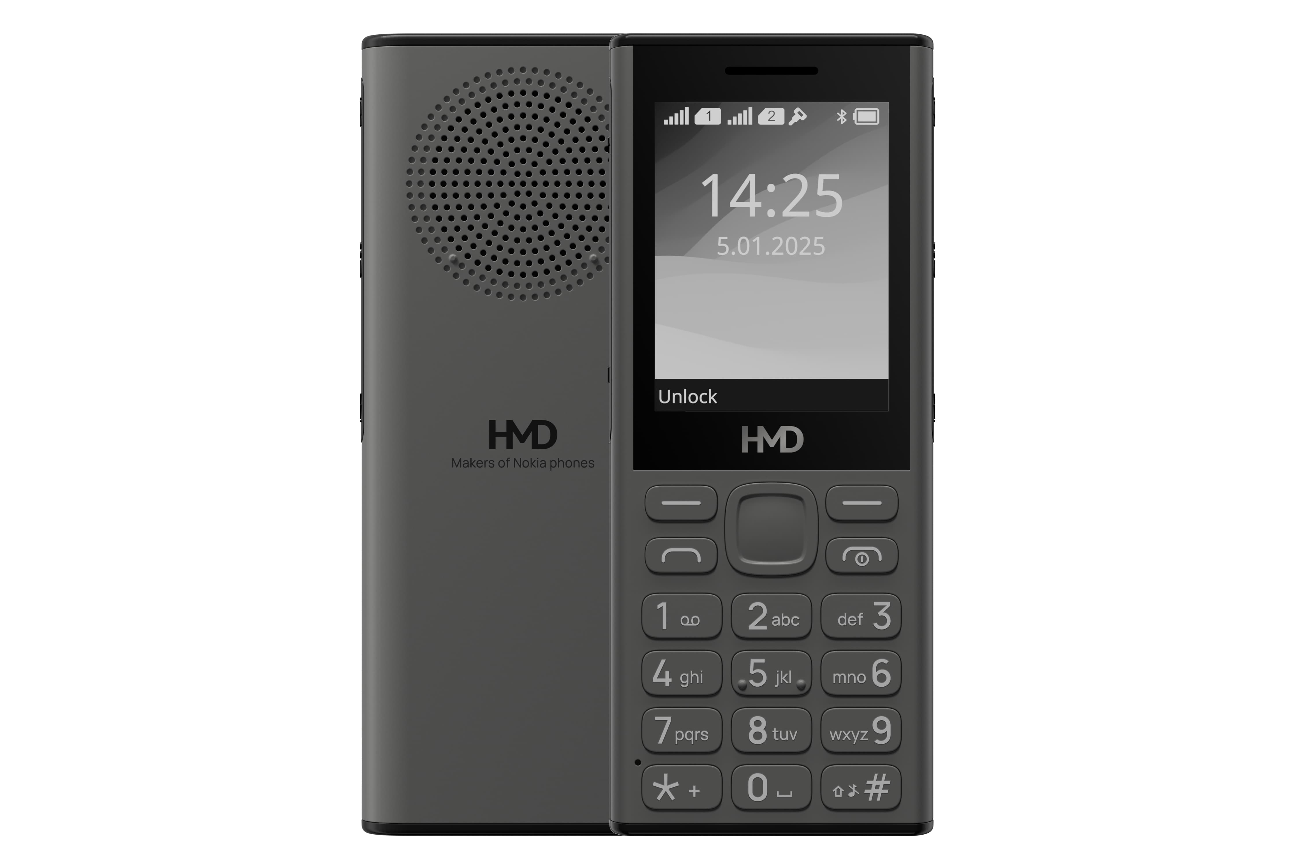 گوشی ساده نوکیا مدل Nokia 130TA-1714 HMD Music-2025 دو سیم کارت رجیستر شده (بدون گارانتی شرکتی )جدید