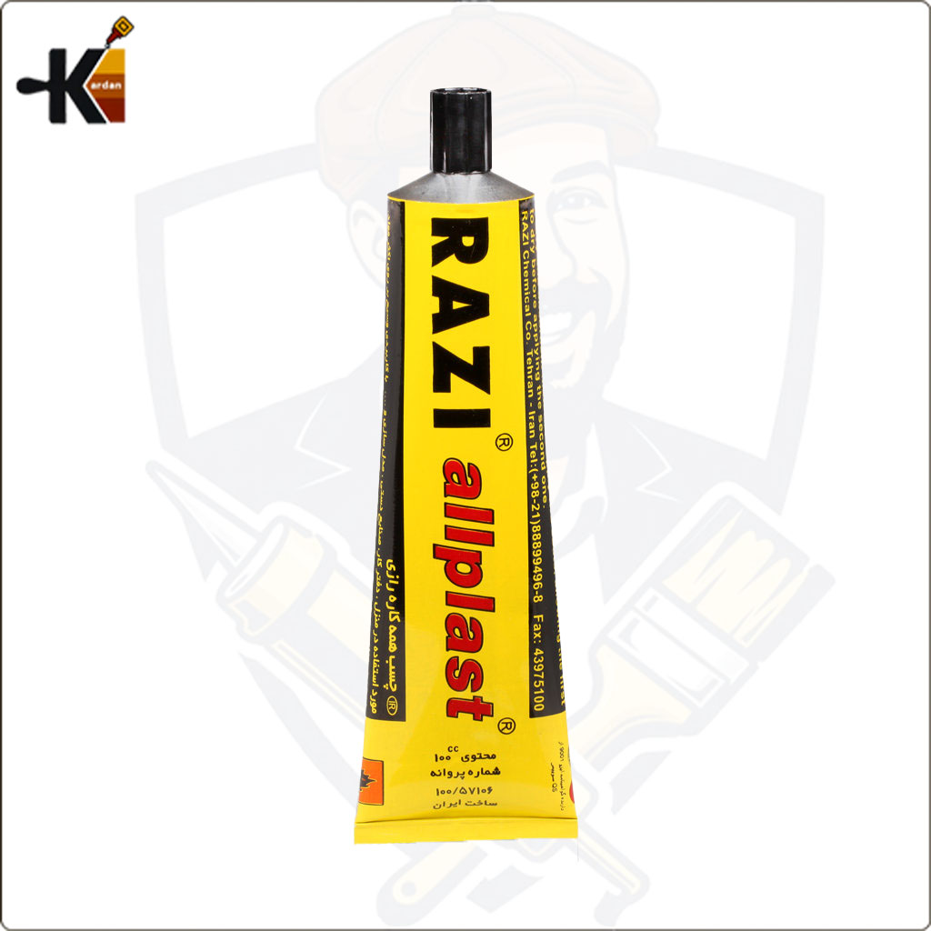 چسب همه کاره رازی مدل Allplast حجم 30 میلی لیتر