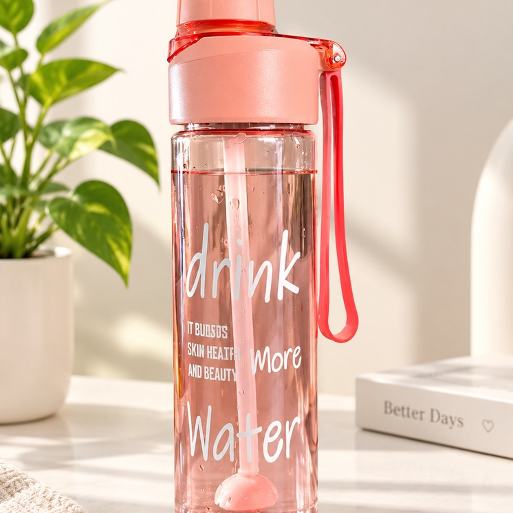 بطری انرژی سایز بزرگ نی دار مانیا BPA-Free