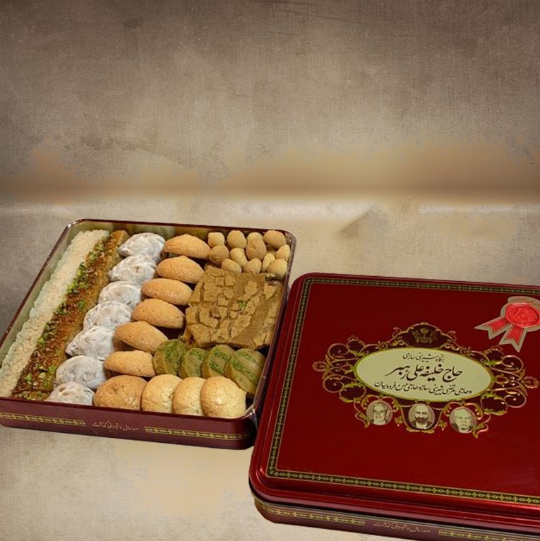 کادو شیرینی مخلوط صادراتی حاج خلیفه رهبر یزد