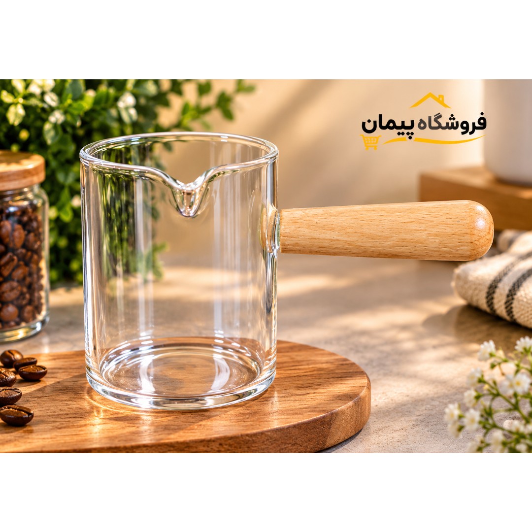 سس خوری پیرکس با دسته ی چوبی