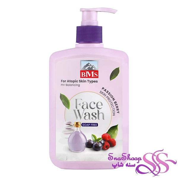 ژل شست و شوی صورت پشن بری 500ml بی ام اس