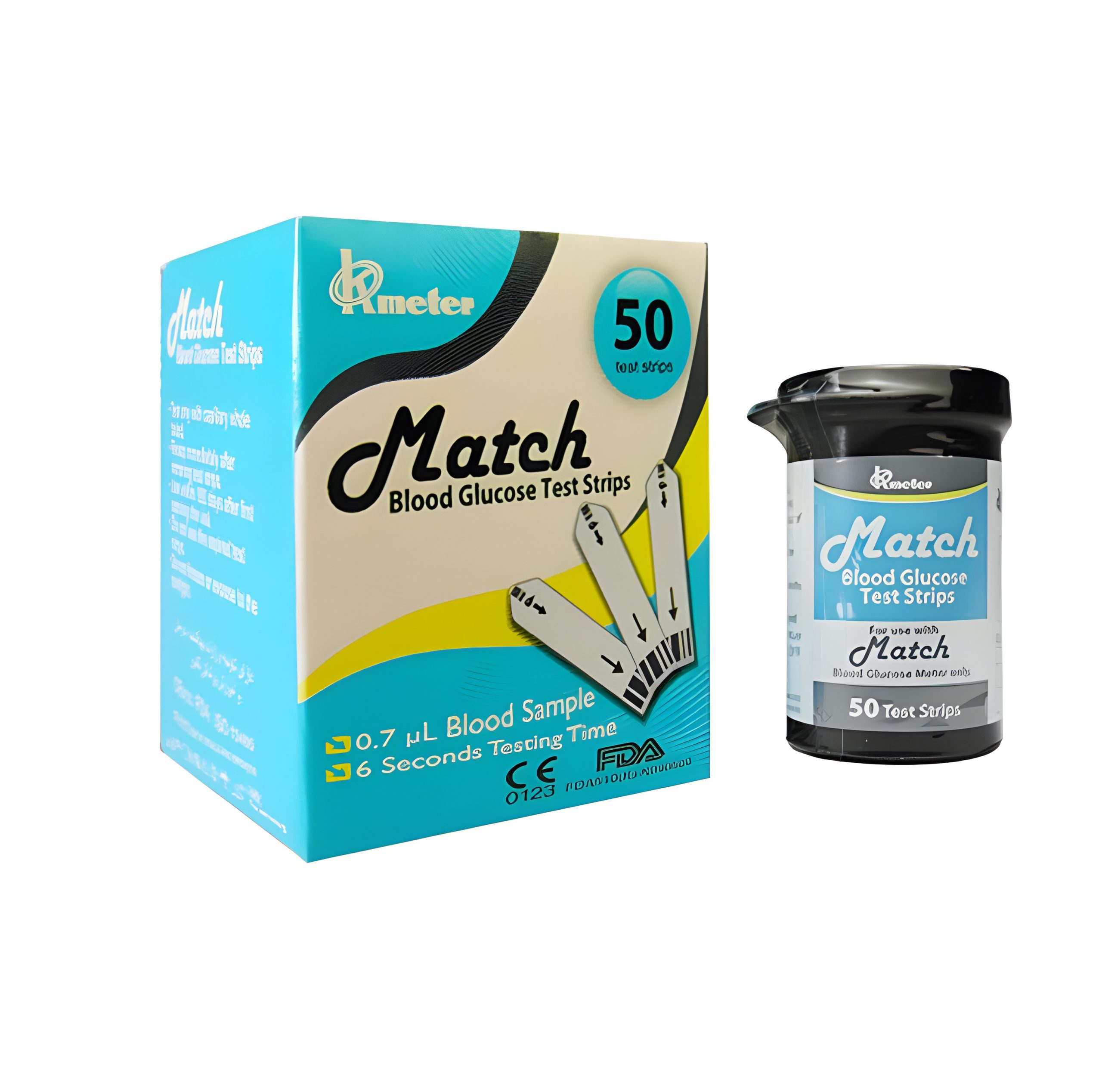 نوار تست قند خون مچ (50 عددی) Match