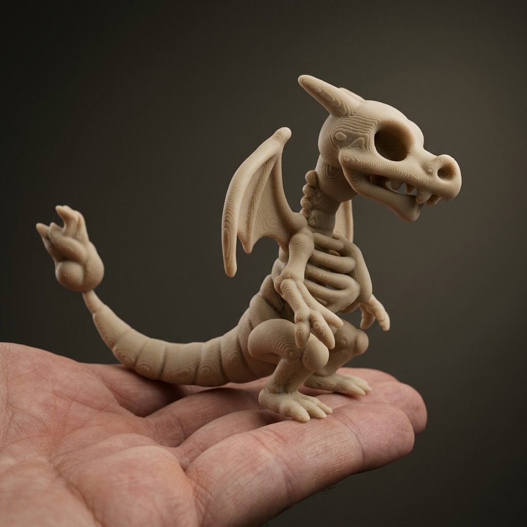 فیگور اسکلتی چاریزارد پوکمون Charizard Pokemon Skeleton Figure