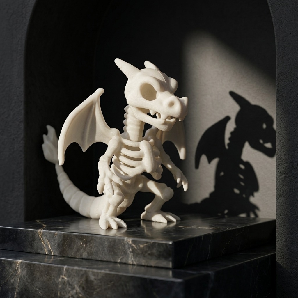 فیگور اسکلتی چاریزارد پوکمون Charizard Pokemon Skeleton Figure
